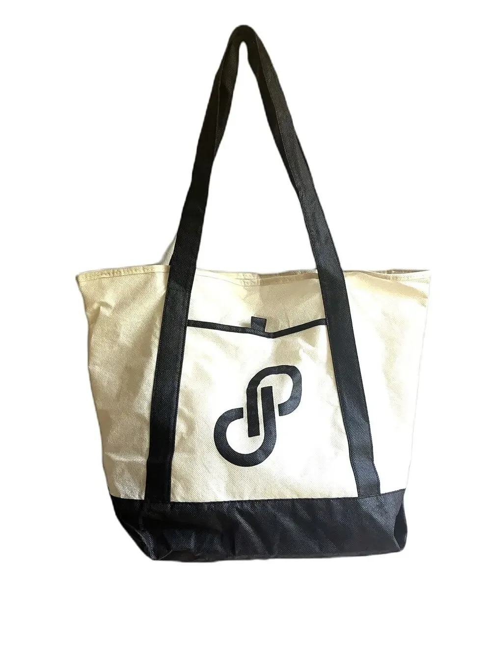 Poshmark Tote Bag Double Handle Market Shopper Front Pocket Open Top Shoulder
